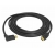 PS HDMI kabel, zahnutá zástrčka - rovná zástrčka, 1,5m, Cu HQ.