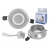 PS Objímka žárovky MR16 Silve pevná stříbrná / skleněný závit Lumix KD8061A.