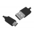 PS kabel USB-micro USB 1m kabel, černý, HQ.