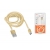 PS USB kabel -MicroUSB, 1m, zlatý.