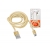 PS USB-microUSB kabel 2m, zlatý.