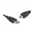 USB - miniUSB kabel, 1,5m, černý.