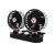 PS automobilový ventilátor LTC dvojitý  2x5"" 24V  s regulací.