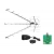 PS Anténa DVB-T AP-TRIA-UNI COMBO VHF / UHF MUX-8, polarizace vertikální (V) nebo horizontální (H) aktivní.