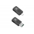 MicroUSB plug-OTG adaptér SD + USB HUB, černý.