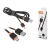 Micro USB kabel Somostel Powerline SMS-BP03, QuickCharger, 1 m, černý.