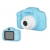 Digitální fotoaparát vhodný pro děti s funkcí fotoaparátu, modrý.
