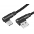 Kabel USB - USB C hranatý KK21P, černý.