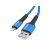 USB KABEL SOMOSTEL IPHONE 3,6A RYCHLÁ NABÍJEČKA 3,0 1m POWERLINE BLUE SMS-BW06