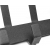 Klasický kovový věšák na oblečení černý matný loft 9 háčků