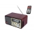 RETRO přenosné rádio MK-623 bluetooth,USB, TF,AUX ,vestavěná baterie,zlaté