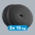 Sada bitumenových závaží 2x15kg, otvor 31mm, klasická deska, REBEL ACTIVE