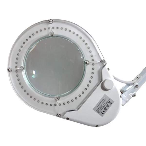 Dílenská LED lampa s lupou (127mm) 5 Dioptrii ZD-129A