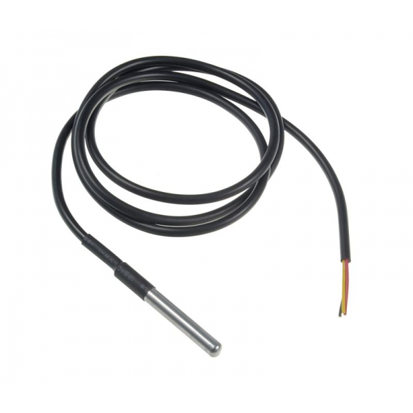 Snímač teploty DS18B20 vodotěsný kabel 1m