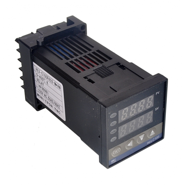 Regulátor teploty - ovladač RKT REX C100 230V AC RELAY