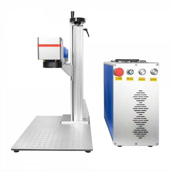 Značkovací laserový gravírovací stroj vláknový laser 100W MOP JPT 110x110mm/175x175mm