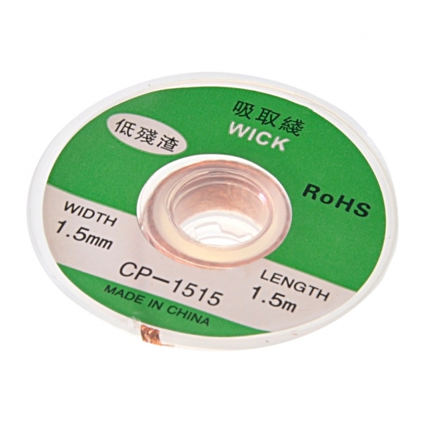 Splétaná odpájecí páska 1,5 mm x 1,5 m Yihua WICK
