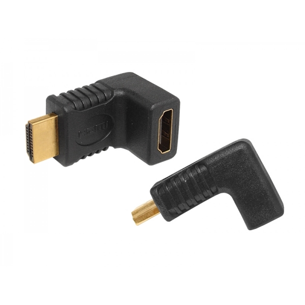 Úhlový konektor HDMI zásuvka-zástrčka  LXHD49