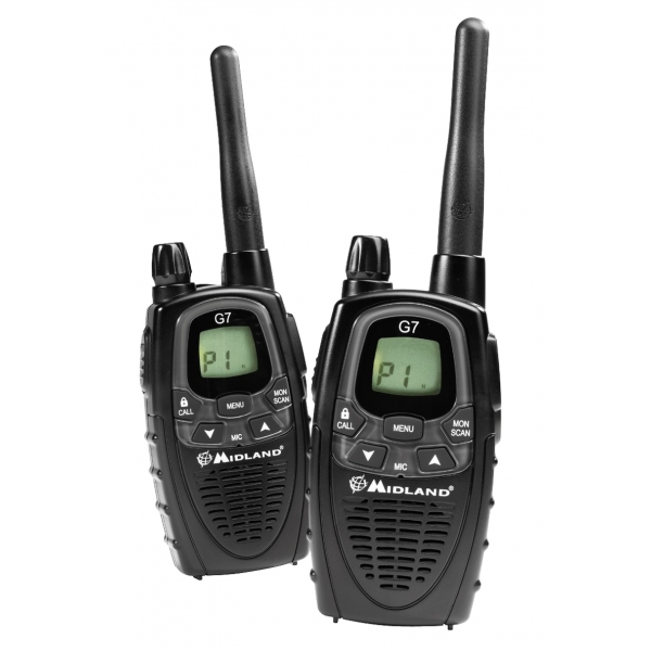 Vysílačky - rádiové ruční telefony PMR MIDLAND G7-EXT(kufr)