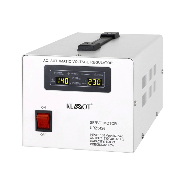 Automatický stabilizátor napětí KEMOT MSER-1000 (1000 VA, servomotor)