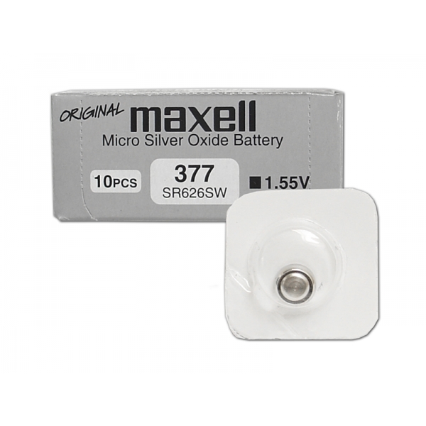 Bateria srebrowa MAXELL AG4 (SR626SW) 377.