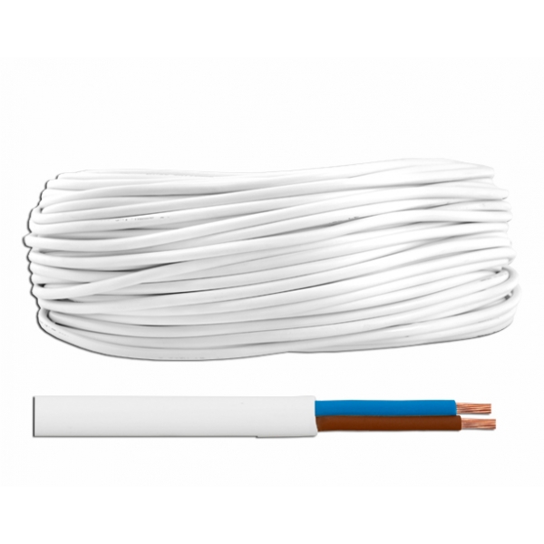 OMYp kabel 2x1,0 300 / 300V, plochý, 100m.
