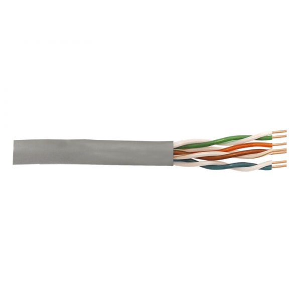 Počítačový kabel - kroucená dvojlinka UTP 5e 100% Cu