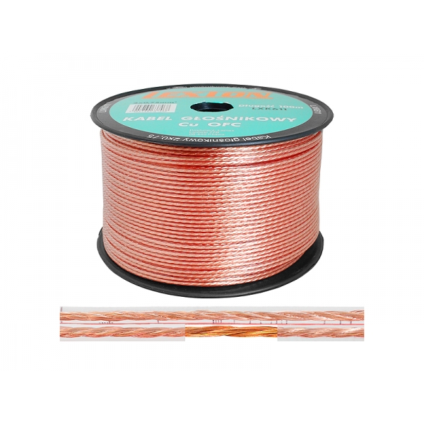 Reproduktorový kabel LEXTON 2x0,75 Cu-OFC