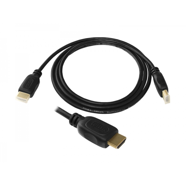 PS HDMI-HDMI kabel, 1,5 m, pozlacený.