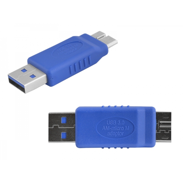 Zástrčka USB 3.0 A – Zástrčka Micro USB.
