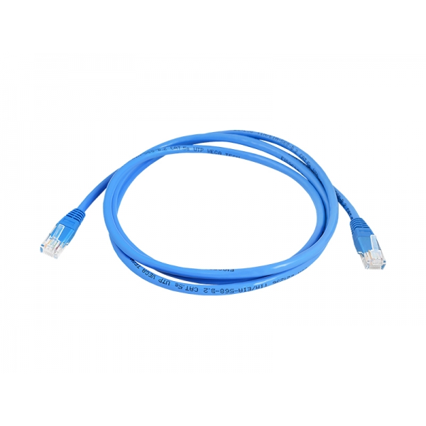 Síťový počítačový kabel 1: 1 8p8c (patchcord), 3m, modrý.