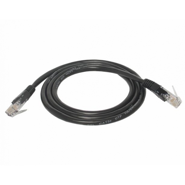 1: 1 síťový počítačový kabel 8p8c (patchcord), 1m.