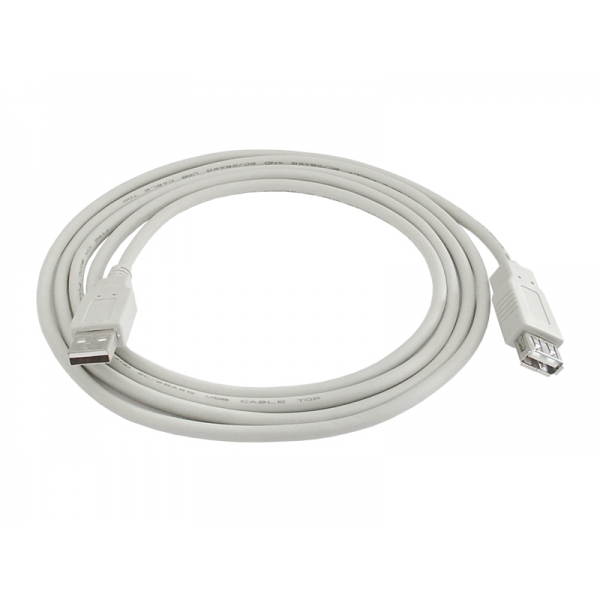 USB prodlužovací kabel, typ A, plug-to-socket, 1,8m.