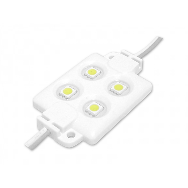 Modul PS LED-5050 4 LED, studené bílé světlo, voděodolný.