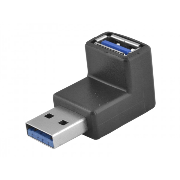Zástrčka USB 3.0 - úhlová zásuvka.