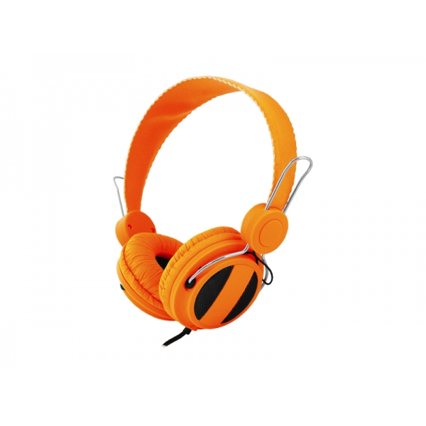 Sluchátka přes uši PS LTC55 oranžová.