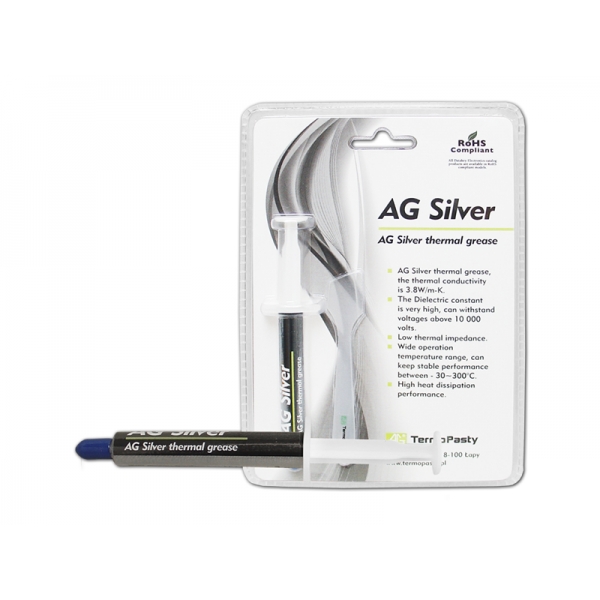 Tepelně vodivá pasta AG Silver 3g.