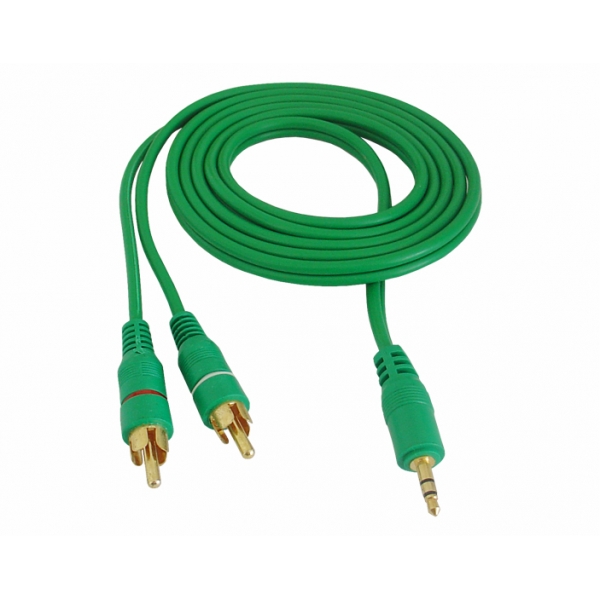 PS 2xRCA-Jack 3,5mm kabel.10m