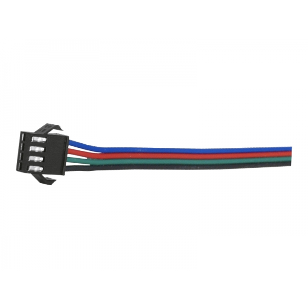 Konektor LED pásku - RGB zástrčka s dráty.