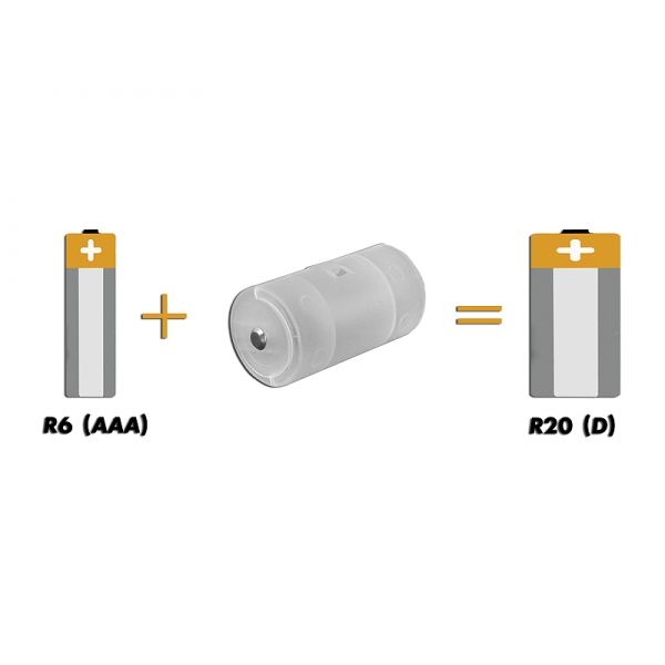Adapter baterii AA / R14