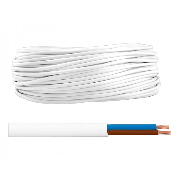 OMY kabel 2x0,5 300 / 300V, kulatý, 100m.
