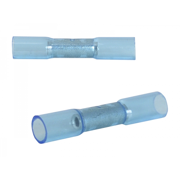 Rychloupínací kabel s lepidlem 1,5-2,5, modrý.