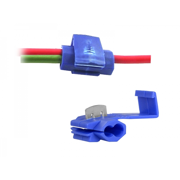Krimpovací rychlospojka pro automobilový průmysl, modrá, 1.5-2.5mm.