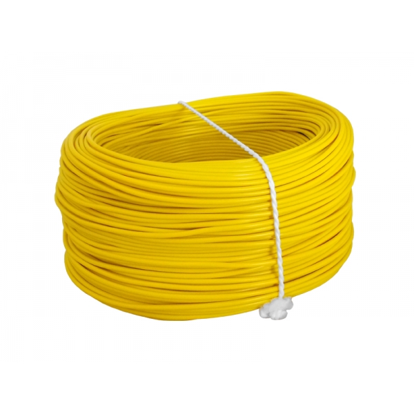 Kabel LgY / H05V-K 1x0,5 žlutý (100m).