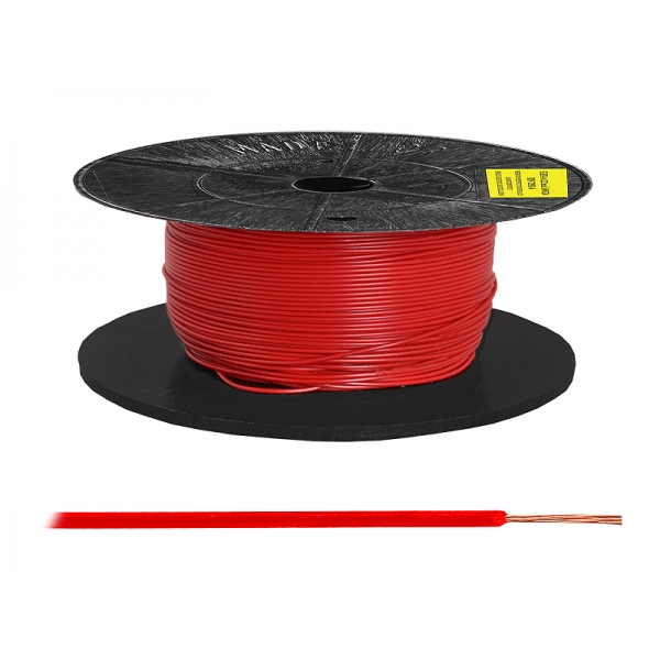 Kabel FLRY-A 0,22, červený.