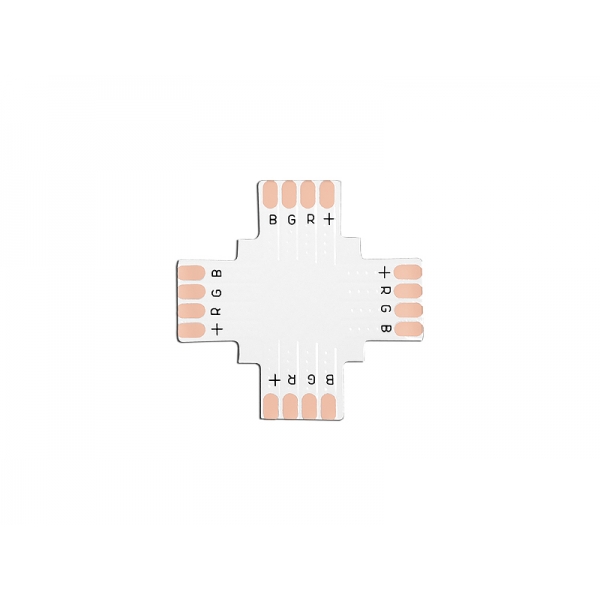 Konektor pro LED PCB "" + "" 10mm RGB, 4pin.