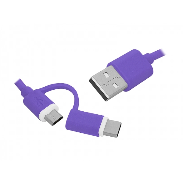 PS USB kabel - USB typ-C / micro USB 3v1.
