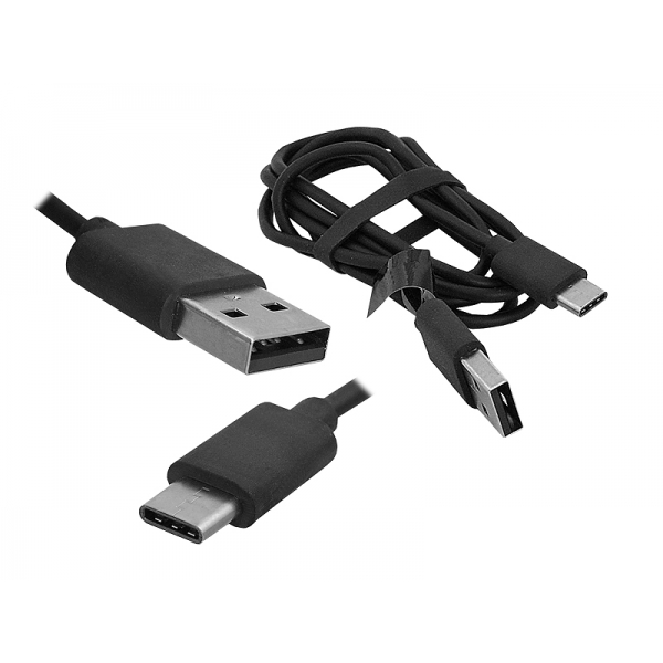 PS kabel USB -USB Typ-C 1m černý HQ.