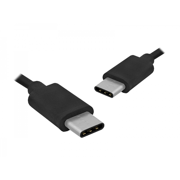 Kabel PS USB 3.1 Type-C -Type-C, 1 m, černý.
