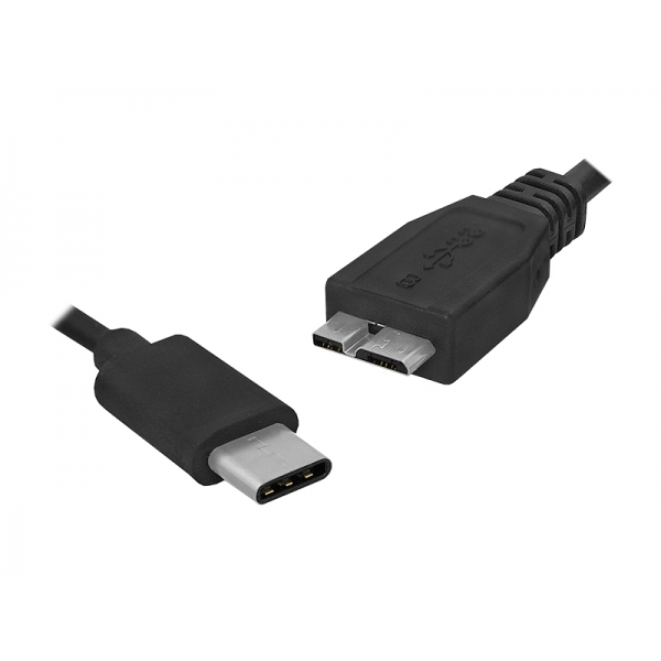 PS MicroUSB kabel - USB 3.1 Type-C, 1m, HQ 3.0V.